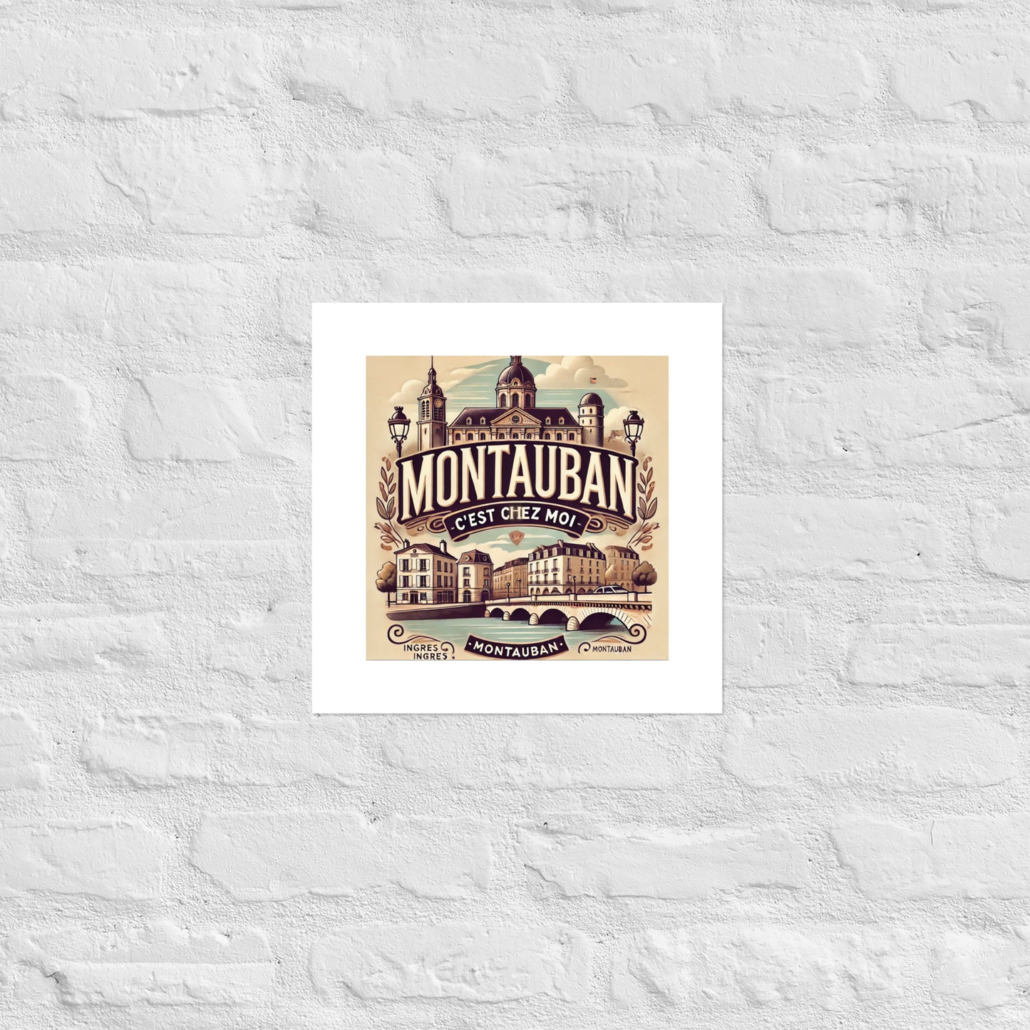Affiche "Montauban , c'est chez moi "