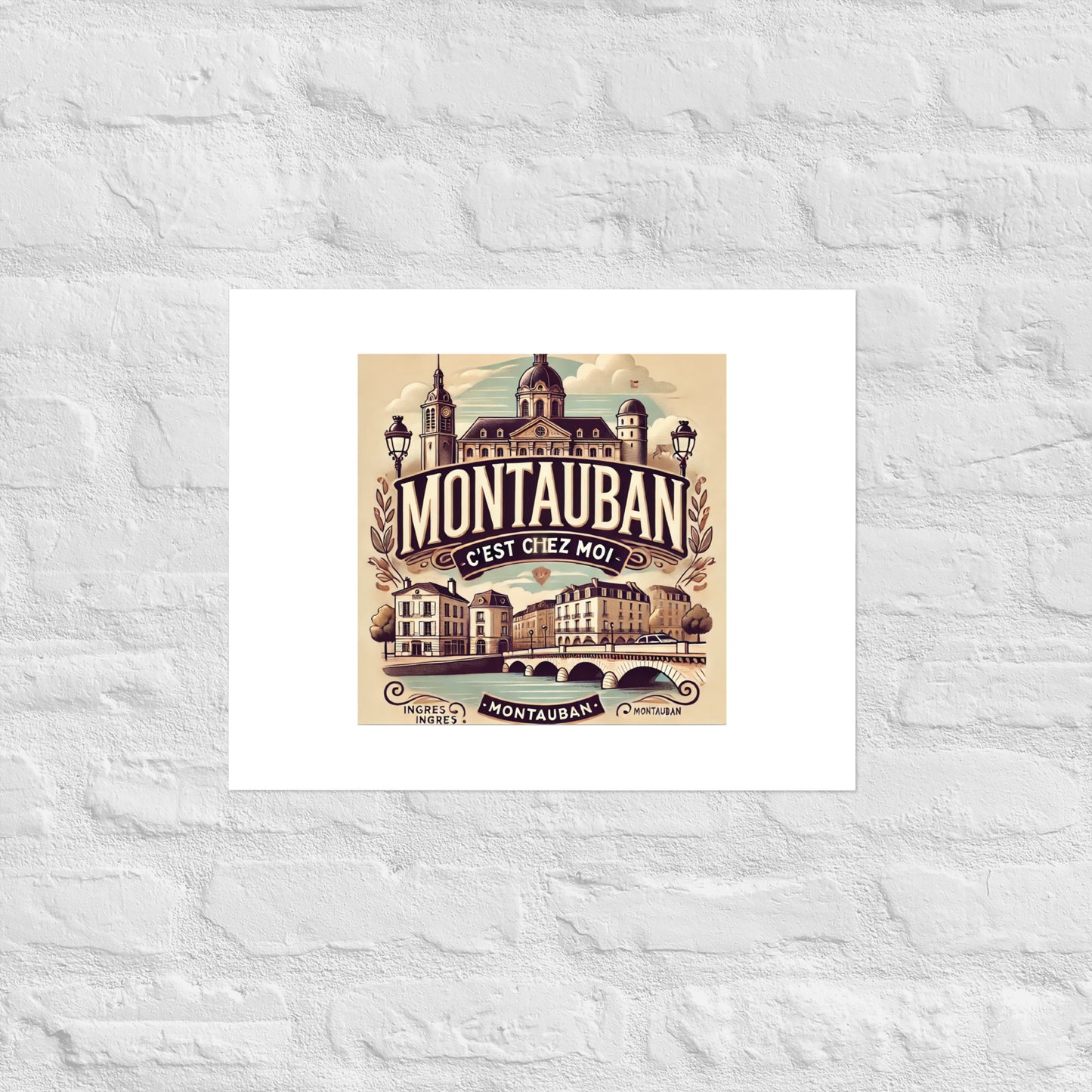 Affiche "Montauban , c'est chez moi "