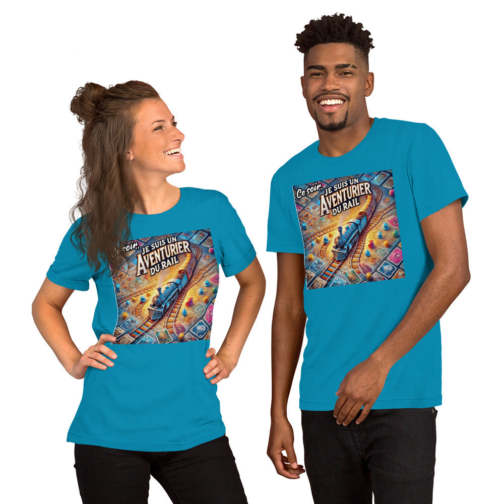 "Je suis un Aventurier du Rail"- T-shirt unisexe
