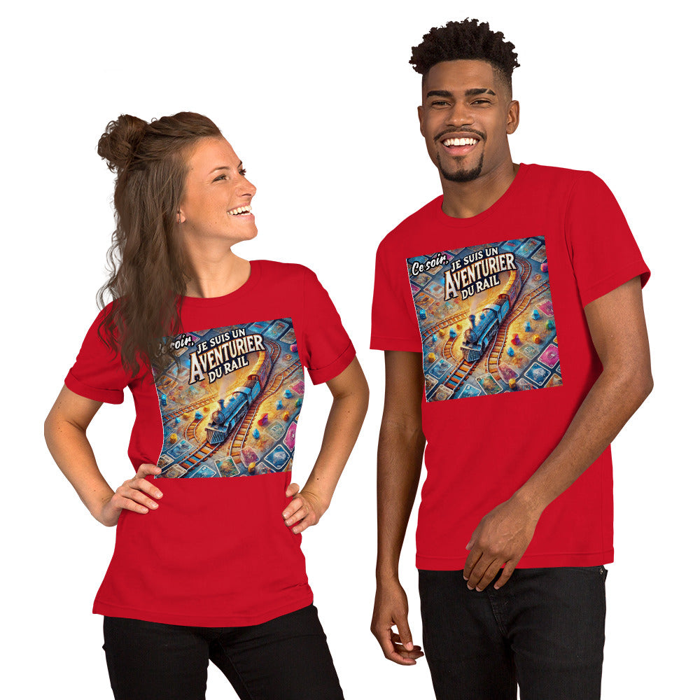"Je suis un Aventurier du Rail"- T-shirt unisexe