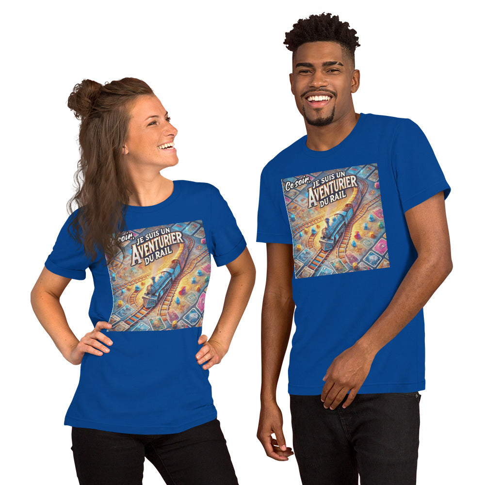 "Je suis un Aventurier du Rail"- T-shirt unisexe
