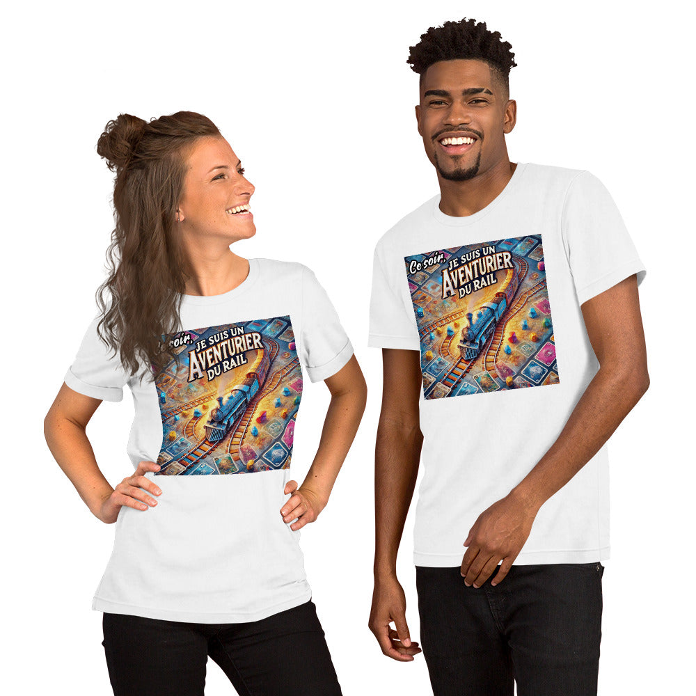 "Je suis un Aventurier du Rail"- T-shirt unisexe