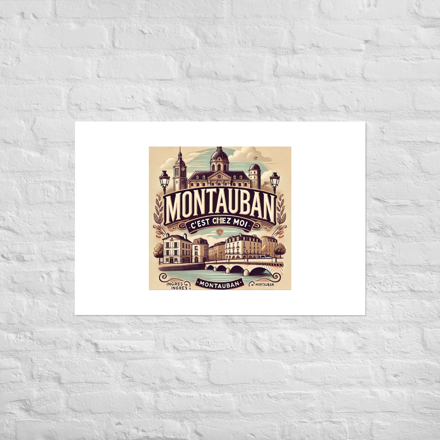 Affiche "Montauban , c'est chez moi "