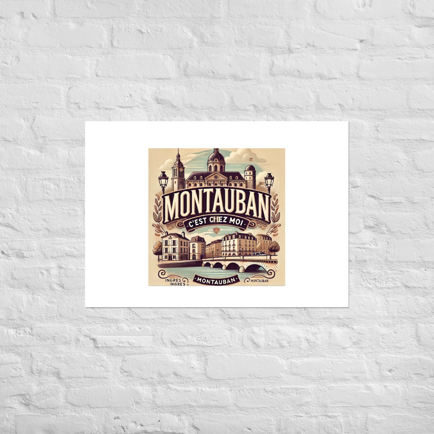 Affiche "Montauban , c'est chez moi "