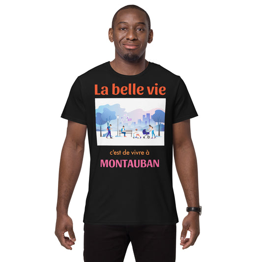 T-shirt premium en coton homme