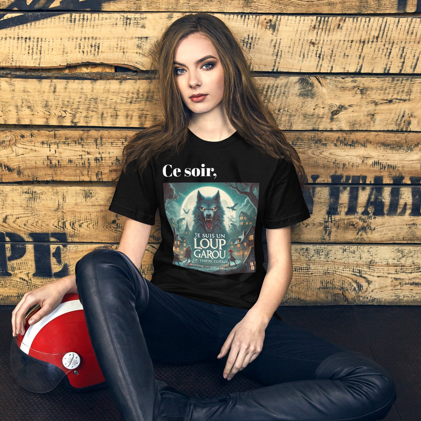 "Ce soir, je suis un Loup-Garou de Thiercelieux" - T-shirt unisexe