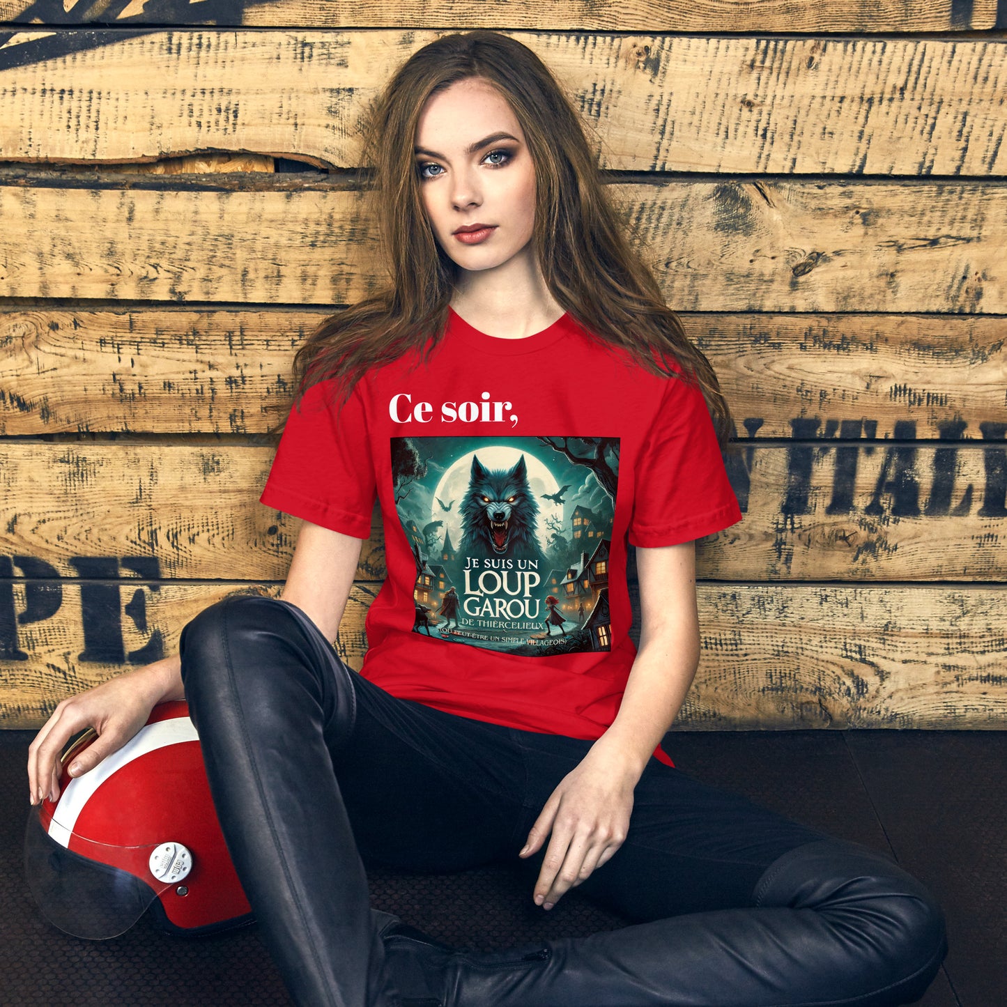 "Ce soir, je suis un Loup-Garou de Thiercelieux" - T-shirt unisexe